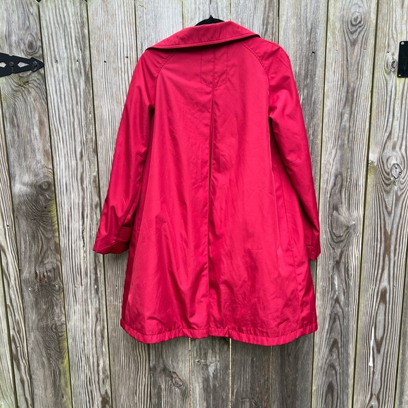 Black Rivet women’s red trench coat jacket size Small - Picture 11 of 12